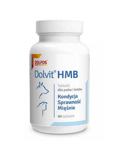 DOLFOS Dolvit HMB 90 tbl. Prípravok podporujúci svaly pre psov a mačky