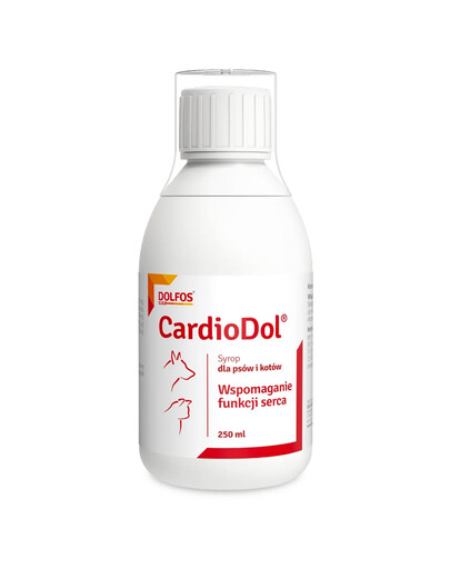 DOLFOS CardioDol 250ml podpora funkci srdca sirup pre psov a mačky