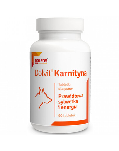 DOLFOS Dolvit Karnityna 90 tabl. správna postava a vitalita tablety pre psov