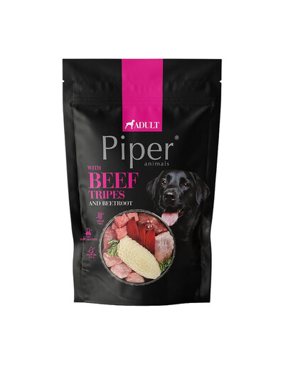 PIPER Animals so žalúdkom z hovädzím mäsom a repou 500 g mokrá strava pre psa