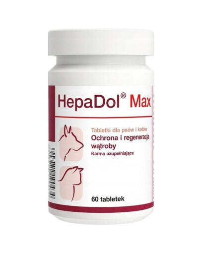 DOLFOS Hepadol Max 60 tabl. preparát podporujúci funkciu pečene pre psa a mačku
