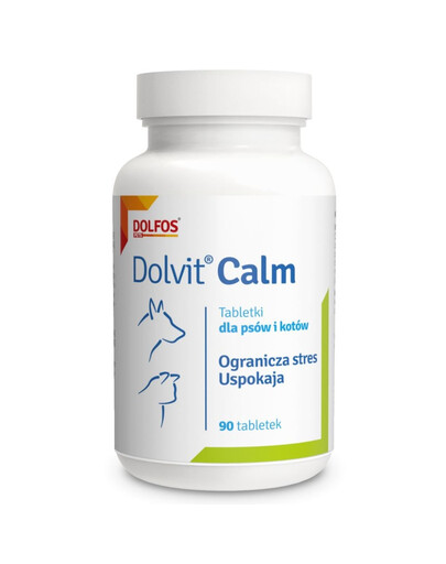 DOLFOS Dolvit Calm 90 tabl. doplnok stravy na stres pre psa a mačku