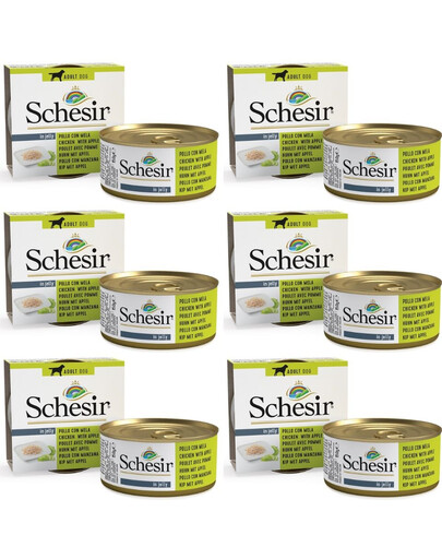 SCHESIR Fruit Kurča S Jablkom 6x 150 g