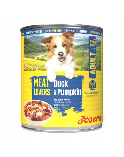 JOSERA Meat Lovers Menu Duck and Pumpkin 800 g kačka a tekvica, krmivo pre psov