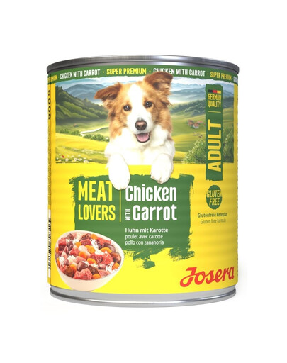 JOSERA Meat Lovers Menu Chicken and Carrot 800 g kurča a mrkva, krmivo pre psov