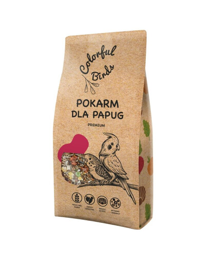 KUCHNIA SZEFA Colorful Birds Krmivo pre papagáje 10 kg