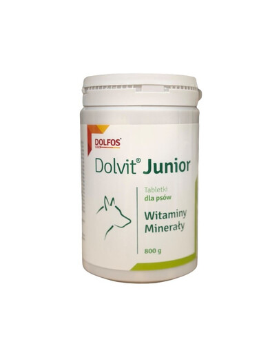 DOLFOS Dolvit Junior 800 g vitamíny a minerály pre šteňatá a mladé psy
