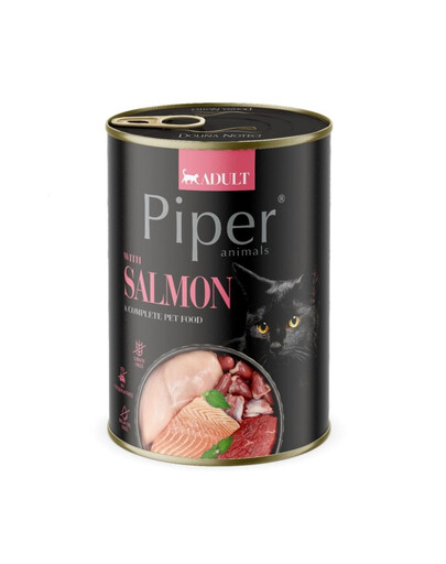 PIPER Animals Salmon 6x400 g s lososom, mokré krmivo pre mačky