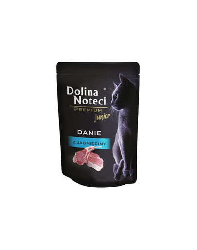 DOLINA NOTECI Premium Junior jedlo z jahňaciny 85 g krmivo pre mačiatka