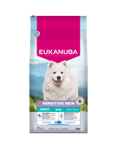 EUKANUBA Special Care Adult Sensitive Skin 12 kg krmivo pre dospelých psov s citlivou pokožkou