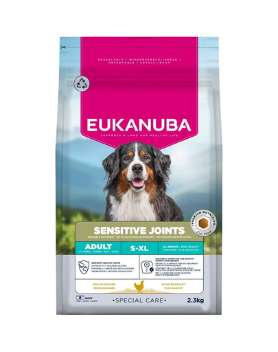 EUKANUBA Special Care Adult Sensitive Joints 2,3 kg krmivo pre dospelé psy s citlivými kĺbmi