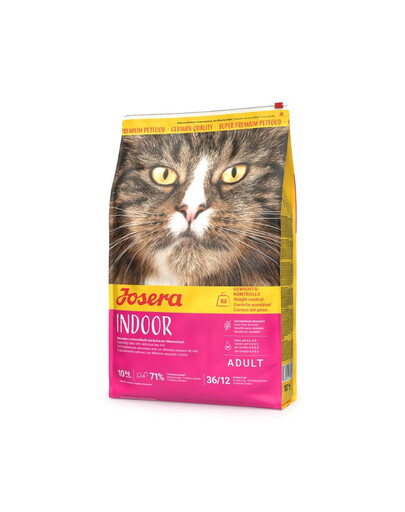 JOSERA Indoor 10 kg bezobilné granule pre mačky po sterilizácii