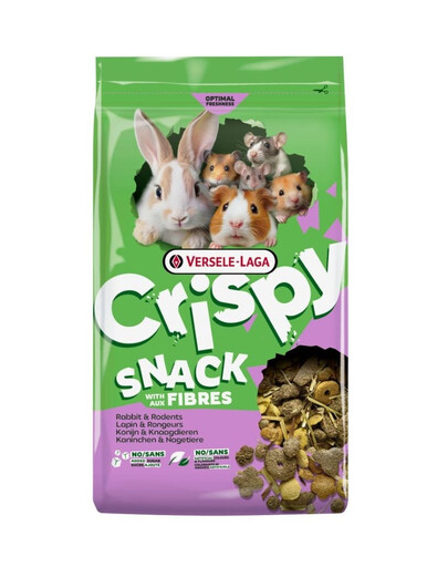 VERSELE-LAGA Crispy Snack with Fibres 550g pochúťky bohaté na vlákninu pre králiky a hlodavce