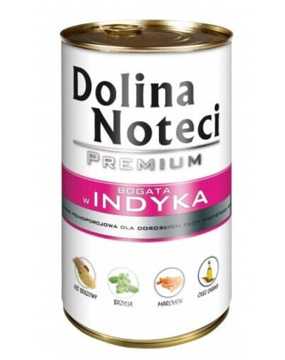 DOLINA NOTECI Prémiové krmivo s morčacím mäsom 12x400g