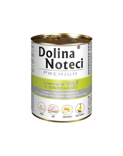 DOLINA NOTECI Premium Husacie mäso so zemiakmi 6x400g
