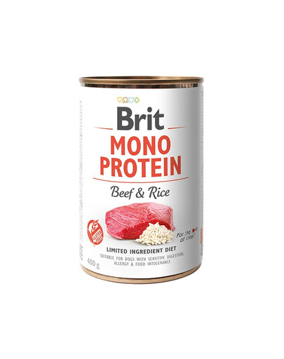 BRIT Mono Protein Beef & Rice 400 g monoproteínové krmivo hovädzie s ryžou
