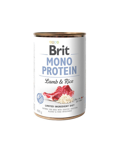 BRIT Mono Protein Lamb & Rice 400 g monoproteínové krmivo jahňacie s ryžou