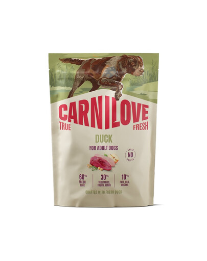 CARNILOVE True Fresh Dog Duck Adult 1,5 kg granule s čerstvou kačicou pre dospelých psov