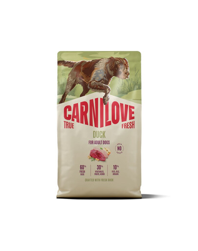 CARNILOVE True Fresh Dog Duck Adult 4 kg krmivo s čerstvou kačicou pre dospelých psov