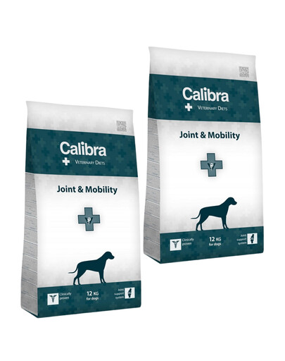 CALIBRA Veterinary Diet Dog Joint & Mobility 24 kg (2 x 12 kg)