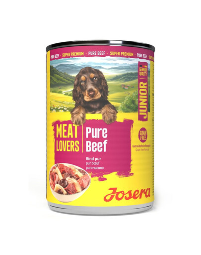 JOSERA Meat Lovers Junior Pure Beef 400 g hovädzie krmivo pre šteňatá