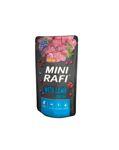 RAFI Mini Konzerva s jahňacinou pre psy malých plemien 150 g
