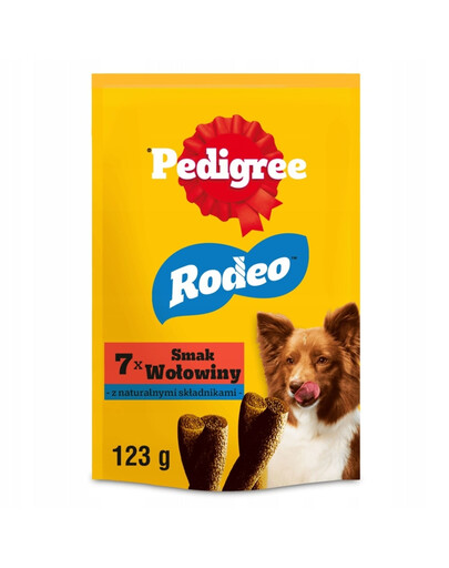 PEDIGREE Rodeo Beef 70 g tyčinky s chuťou hovädzieho mäsa pre psov