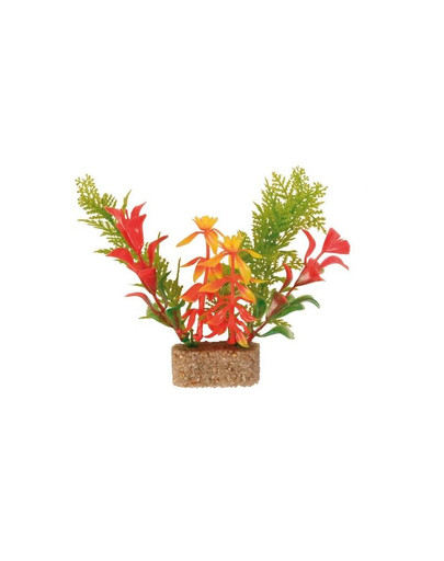Trixie Plastové rastliny s podkladovým pieskom 20 cm