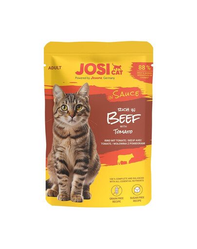 JOSERA JosiCat Bohaté na hovädzie v omáčke 85 g krmivo pre mačky