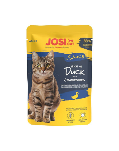 JOSERA JosiCat Bohaté na kačicu v omáčke 85 g krmivo pre mačky