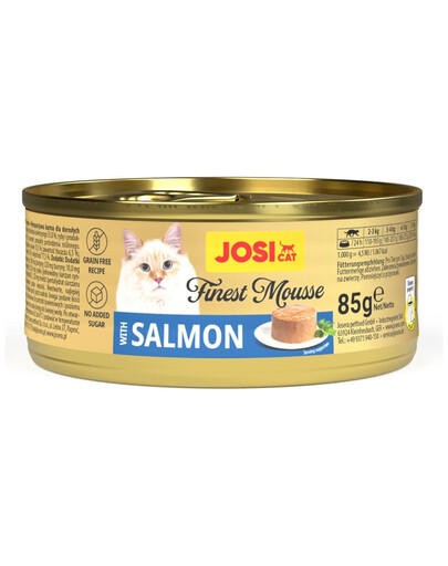 JOSERA JosiCat Finest Mousse with Salmon 85 g pena s lososom pre mačky