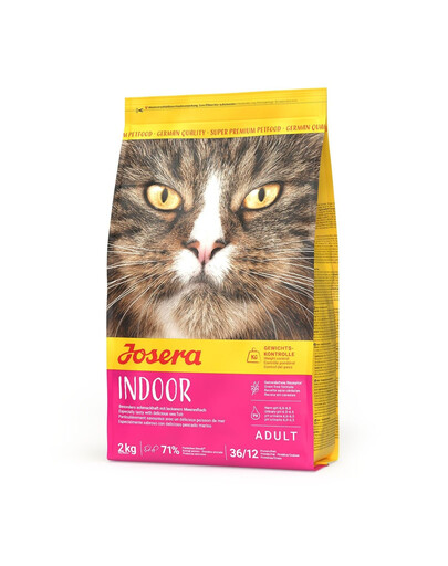 JOSERA Indoor Cat 2 kg bezobilné krmivo pre domáce mačky