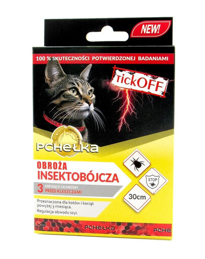 TickOff Obroża insektobójcza dla kota 30 cm
