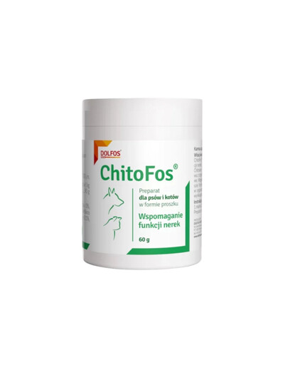DOLFOS ChitoFos 60 g podpora funkcií obličiek u psov a mačiek