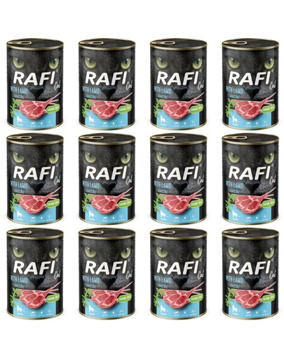 RAFI Cat Adult s jahňacím 12x400 g krmivo pre mačky po sterilizácii