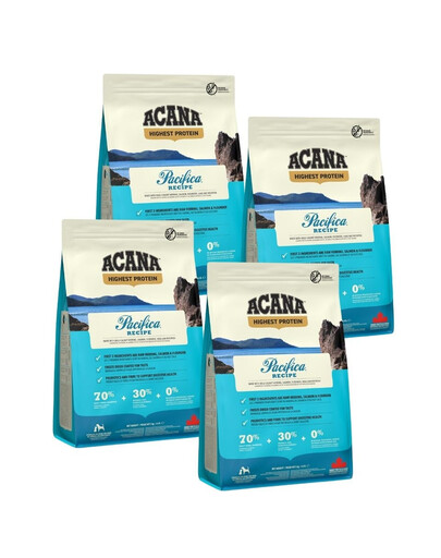 ACANA Highest Protein Pacifica Recipe 4x2 kg pre psy všetkých plemien av každej fáze života