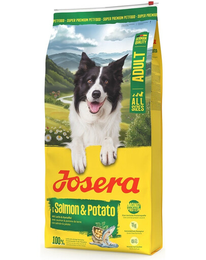 JOSERA Salmon and Potato Adult 12,5 kg Bezobilné krmivo pre psov s citlivým žalúdkom
