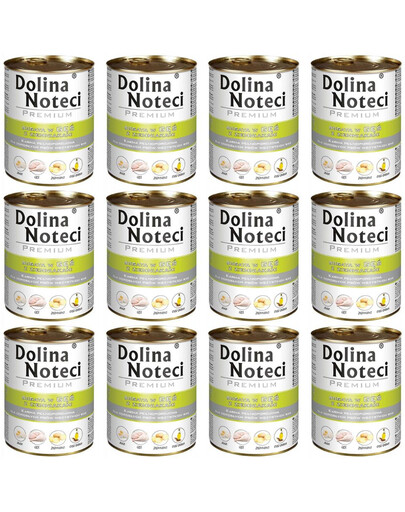 DOLINA NOTECI Premium Bohatá na husacie mäso so zemiakmi 12x400g
