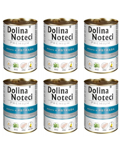 DOLINA NOTECI Premium Bohatá na pstruha 6x400g