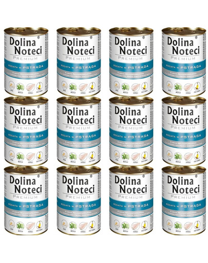 DOLINA NOTECI Premium Bohatá na pstruha 12x400g