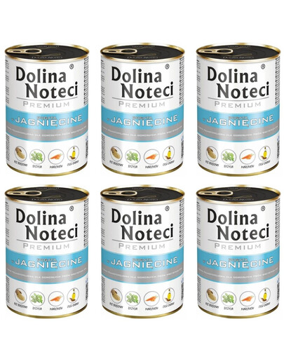 DOLINA NOTECI Premium Bohatá na jahňacie mäso 6x400g