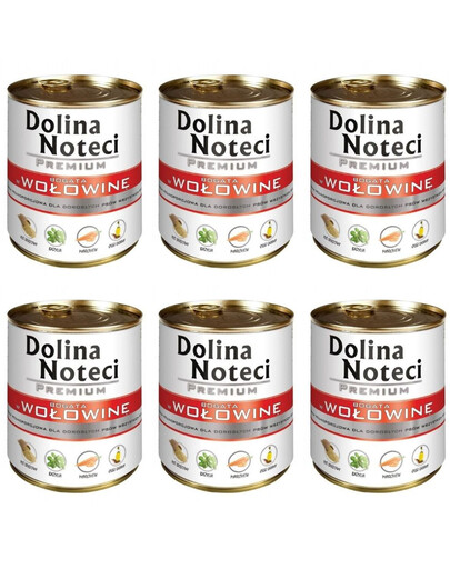 DOLINA NOTECI Premium Bohatá na hovädzie mäso 6X400g