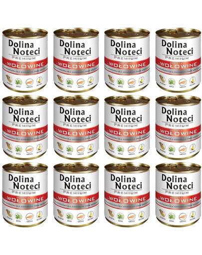 DOLINA NOTECI Premium Bohatá na hovädzie mäso 12X400g