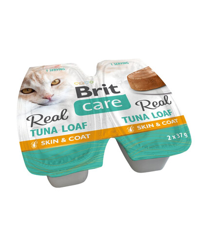 BRIT Care Cat Real Tuna Loaf 2x37 g tuniaková a kuracia paštéta pre mačky
