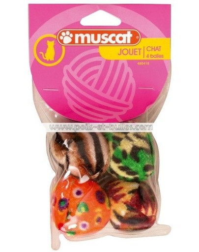 ZOLUX Sada 4 loptičiek viacfarebné