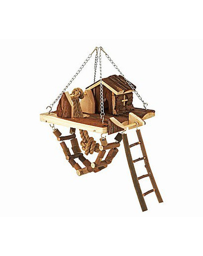 TRIXIE Ihrisko pre hlodavce Janne - závesné s domčekom 26 x 22 cm