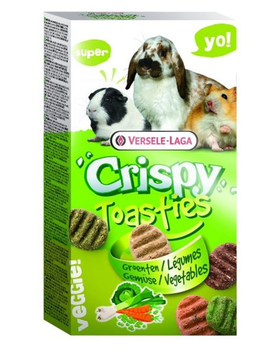 Versele-LAGA Prestige 150 g crispy toasties zelenina pre hlodavce