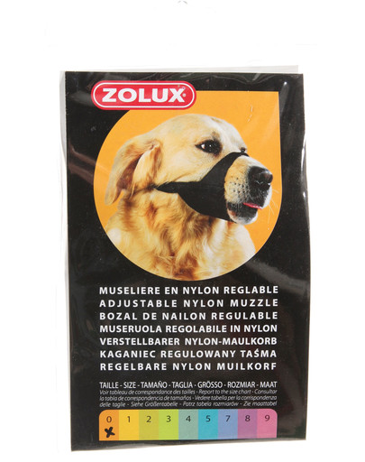 ZOLUX Náhubok s nastaviteľnou veľkosťou rozmer 0