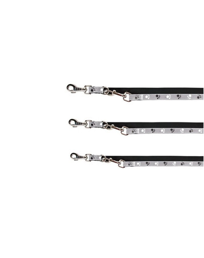 TRIXIE Vodítko regulovateľné reflexné XS- S 2 m / 15 mm