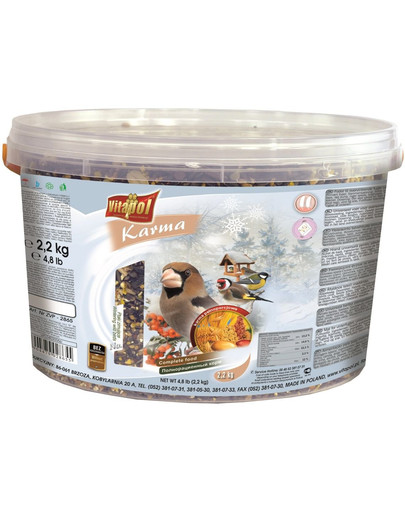 VITAPOL Pokrm pre vtáky zimujúce 2.2 kg